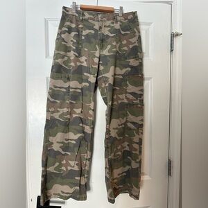 No boundaries camo wide leg pant size L